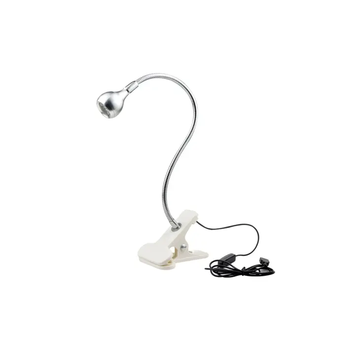 Lámpara De Mesa Flexible Con Soporte De Clip Para Lectura Y Decoración De Habitación Luz Nocturna USB Para Estudio Y Dormitorio - 1