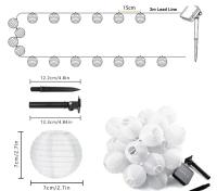 Lámparas Solares De Cadena LED Impermeables Para Exterior Decoración De Jardín Patio Luz De Fairy Para Navidad Boda Fiesta - details 3