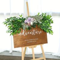 10pc Plantas Artificiales De Sauce Verde Hojas De Eucalipto Falsas Ramas De Flores Para Decoración De Hogar Y Bodas - details 1