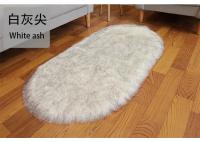 Alfombra De Falsa Piel Grande Ovalada Artificial Cuero Genuino De Oveja Pelo Largo Tapete Suave De Lana Blanca Para Dormitorio Y Sala De Estar Decoración De Hogar Lujo Alfombra Para Habitación De Niños - details 18