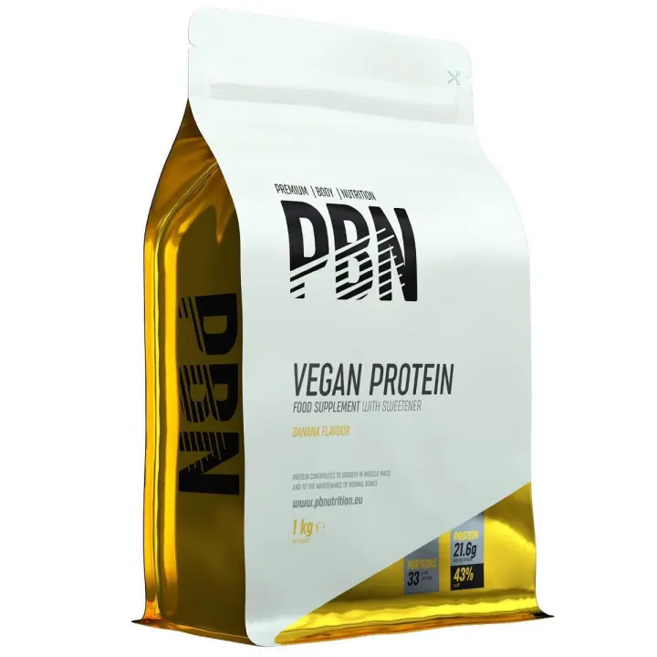 PBN Proteína Vegana Premium 1 kg - Nutre tu Cuerpo con Proteína Vegetal de Alta Calidad - Ideal para Deportistas y Estilo de Vida Saludable - 1