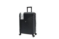 Maleta de Cabina Pequeña – 55x40x20/25 cm, 34/41L – ABS Premium Ecológico 70% Reciclado, 4 Ruedas Dobles Silenciosas, Cerradura de Combinación, Carro Telescópico Twin Tubo – Expandible y Diseño Moderno, Color (Negro) - details 0