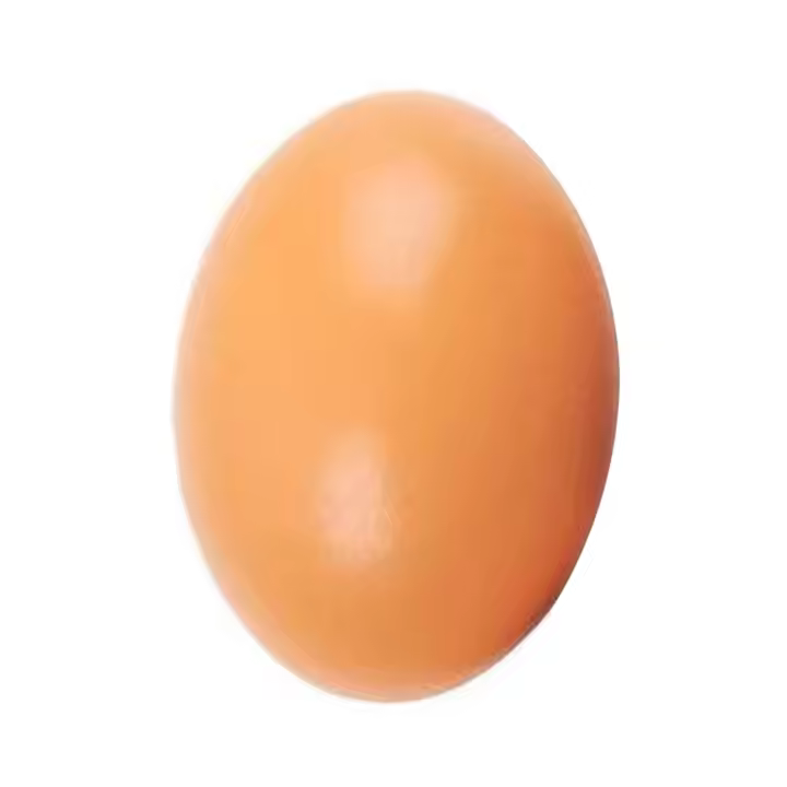 Huevos artificiales de madera lisa, herramienta agrícola para huevos de gallina, accesorios de anidación, 6 piezas - 1