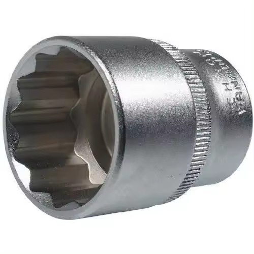 LLAVE DE VASO DE 12 CARAS PARA CARRACA DE 1/2" 36 MM - 1
