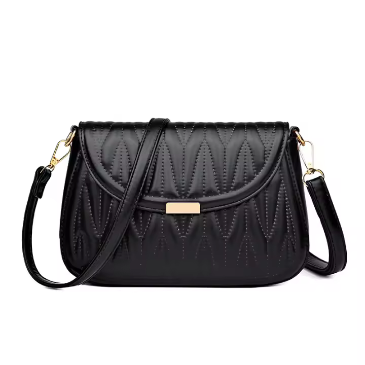 Bolso de hombre para Mujer, de piel sintética, Pequeño, Cuadrado, de gran capacidad, Moderno y sencillo, para Madres de Mediana Edad. - 1