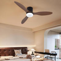Lalumia  LED Ventilador de Techo 42" con Luz LED Regulable – 3000K-6000K, 85-265V，Nogal Negro - details 1