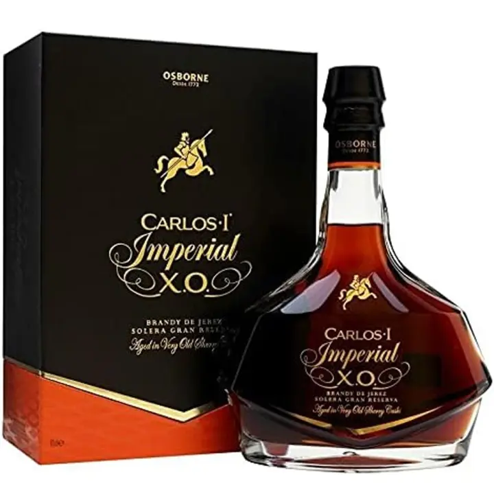 Brandy de Jerez Carlos I Imperial XO - Osborne - Botella 70 CL - Solera Gran Reserva - 40% - 1