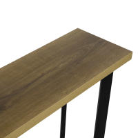 SoBuy FSB50-PF Mesa de Consola Mesa de Entrada Recibidor Estructura y Patas de Metal, Estilo Industrial 120 x 75 x 20 cm ES - details 2