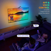 Tira De Luces LED RGBIC WiFi Sincronización De Pantalla De TV Y Juego Ambiente Para Dormitorio Fondo De TV Control Por App Musica - details 8