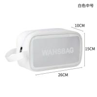 1-4 Uds Bolsas Neceser Transparente para Viaje, 26x15x10cm, Neceser de Viaje para Maquillaje de PVC Portátil Organizador Cosmético con Cremallera, Estuche de Transporte para Mujer, Negocios, Baño - details 15
