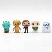 Juego De 16 Figuras Pequeñas Star Wars Mandalorian Anime Force Awakens Serie Negra Darth Vader Mini Juguetes Para Niños Regalo - details 2