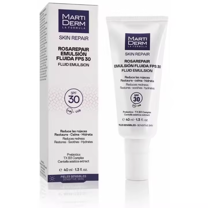Martiderm Rosarepair Emulsión Fluida Spf 30+, 40 Ml - 1