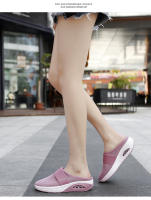 Zapatillas De Caminar Para Mujer Con Almohadilla De Aire Slip-On Ortopédicas Para Diabéticas Plataforma Ligera De Malla Zapatos Planos Con Tiras En La Parte Superior Suela De TPU - details 13