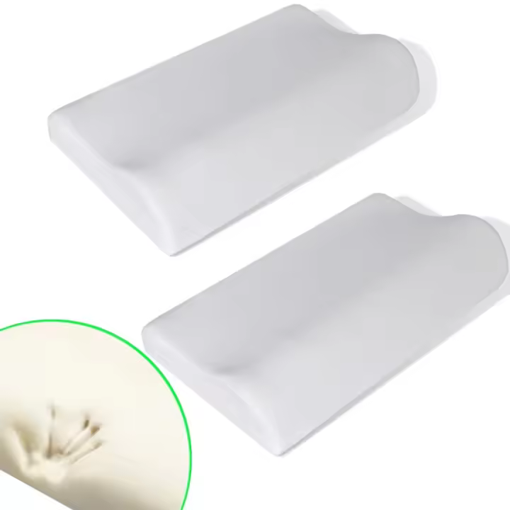 vidaXL Dos almohadas cervicales - 1