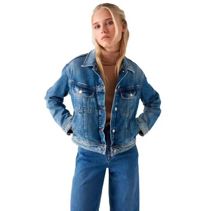 Ropa mujer Chaquetas Salsa Jeans Chaqueta Vaquera 21007005 Azul - 1