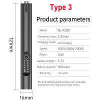 Mini Grabadora Eléctrica Sin Cable 4.2V 5000-10000-18000r Herramienta Rotativa Para Joyería Y Metal Tratamiento De Superficie - details 1