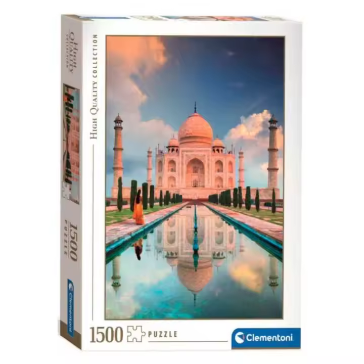 Puzzle 1500 piezas Monumento Taj Mahal - India Clementoni - 1