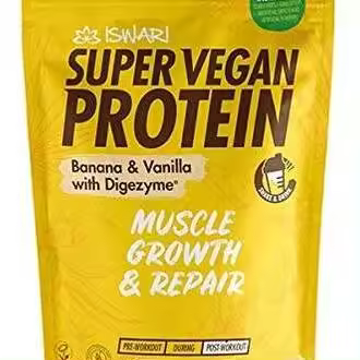 Super Vegan Protein Fitness Platano-Vainilla 350Gr - 1