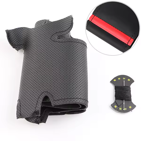 Cubierta De Volante Personalizada Para Coche En Cuero Napa Para Volkswagen VW Golf 4 Passat B5 1996-2003 Seat Leon 1999-2004 Polo 1999-2000 - 1