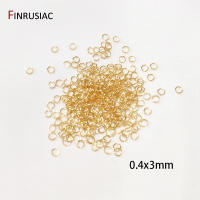Anillos Saltarines De Oro Plateado 18K Real Para Fabricación De Joyas DIY 50-100 Pcs Por Bolsa Conectores De Anillos Partidos Accesorios De Venta - details 7