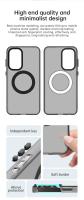 Funda Magnética De Lujo Para Samsung Galaxy A56 A36 A26 5G Resistente a Golpes Y Arañazos Translúcida Antisuciedad Con Impermeabilidad - details 2