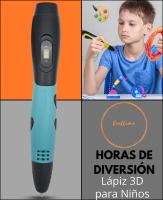 CAELLUMA - Bolígrafo 3D Azul Claro Alta Calidad, 36m Filamento, Accesorios Completos - details 1