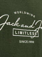 Jack & Jones Hombre Pack 2 Camisetas de Algodón, Mod JWHFERRIS TEE SS CREW NECK Logo estampado REF 287695 - details 12