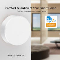 Sensor De Temperatura Y Humedad ZigBee Para Interior Con Aplicación eWeLink Compatible Con SmartThings Zigbee2MQTT Google Home Y Alexa Alice - details 0