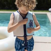 Flamingueo Chaleco Natación Niños Chaleco Piscina Chaleco Agua Niños Neopreno y Espuma EPE Correa Ajustable Chaleco Playa Niños 3-6 años - details 1