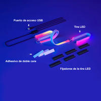 Ventronik Tiras LED RGB Gaming, LED Strip, Luces Gaming RGB, Luces LED Televisión y Monitor, Iluminación Trasera Pantallas - details 4