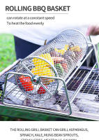 Cesta De Malla Para Barbacoa Y Rotisserie En Acero Inoxidable Herramienta De Cocina Para Grill Y Barbecue - details 0