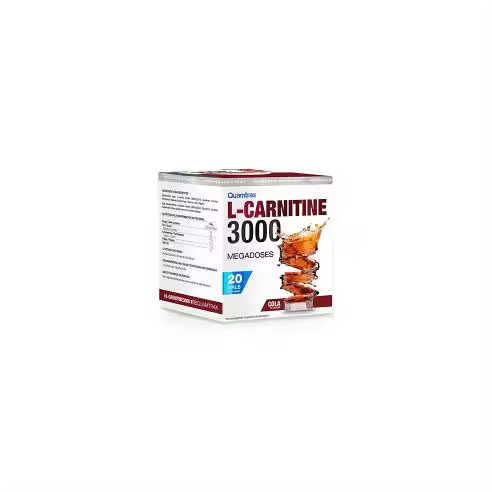 Quamtrax L-CARNITINE 3000 (1CAJA -20 VIALES) SABOR COLA - 1