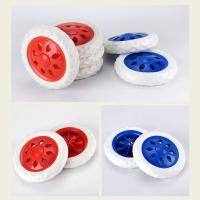 Ruedas De Carro De Compras 2Pcs Reemplazo De Rodillos Carro De Mano De 6.5 Pulgadas Diámetro Goma Espuma Antideslizante - details 3