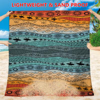 Estera de playa bohemia, estera impermeable y a prueba de humedad de secado rápido, estera para pícnic al aire libre, manta para acampar 180*220cm - details 3