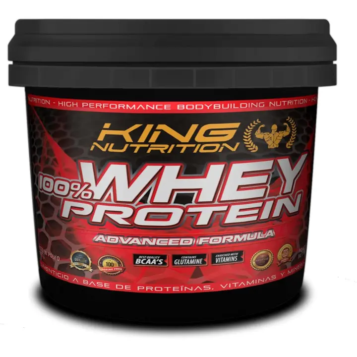 King Nutrition 100% Whey Protein 4Kg mejora tu rendimiento y aumenta la masa muscular* - 1