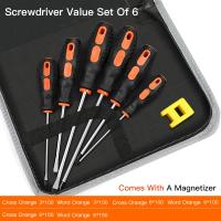 Juego De Destornilladores Aislados Multifuncionales 6/8/10 Pcs Con Magnetizador Y Almacenamiento Herramienta De Reparación De Piezas De Electrodomésticos - details 2