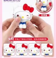 Muñeca De Acción Sanrio Kawaii HelloKitty Kuromi Cinnamoroll My Melody Figura De Anime Para Niños Regalos De Tys Cambio De Cara - details 4