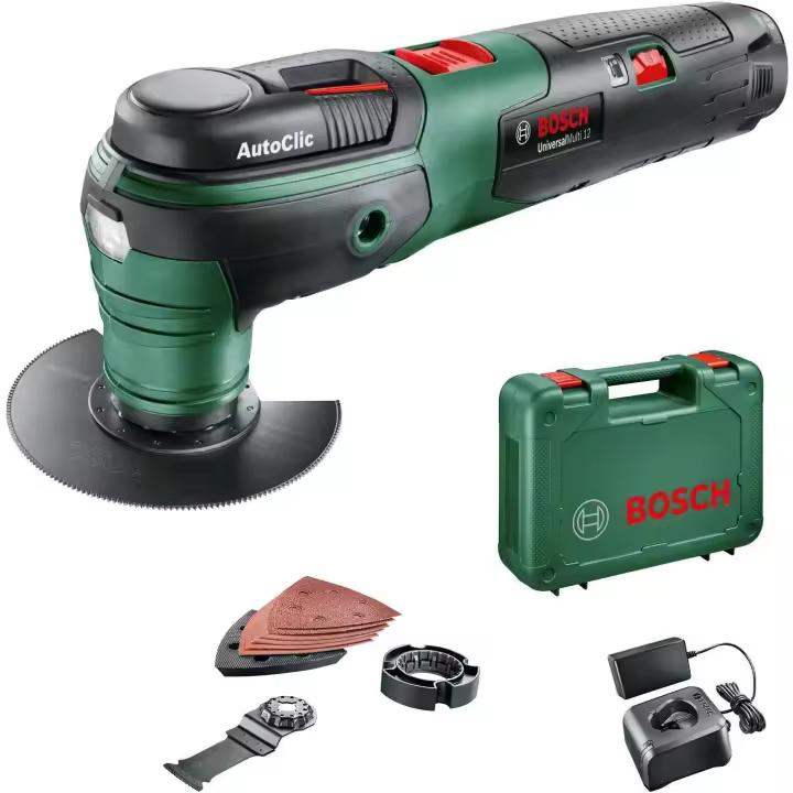 Bosch 0603103001 Herramienta Multifuncional a Batería, 0 W, 12 V, Negro, Verde, Rojo - 1