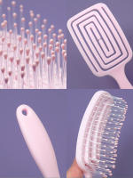 Peine Para El Cabello Con Agujeros Peine De Masaje Para El Escalpelo Peine Desenredante Para Secado Rápido Uso En Cabello Húmedo Y Seco Peine Para Cabello Rizado - details 17