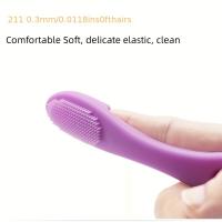 Cepillo De Dientes Para Perros Y Gatos De Silicona Para Eliminar Manchas Y Tartar Cepillo Para Barba Negro De Uso Doméstico - details 3