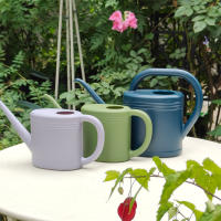 Cubeta De Riego De Plástico 1/2L Con Boquilla Larga Estilo Nórdico Para Jardín Macetas Plantas Bonsái Interiores Exteriores Ducha - details 1