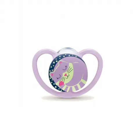 NUK CHUPETE SPACE NIGHT 0-6 MESES 1 CHUPETE. - 1