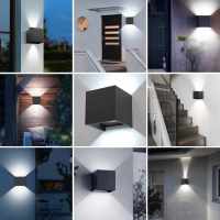 Lámpara De Pared LED Impermeable IP65 6W/12W Para Exterior Y Interior Iluminación De Jardín Patio Puerta Y Decoración De Dormitorio Sala De Estar - details 12