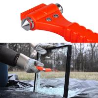 Martillo De Supervivencia 2-en-1 Herramienta De Rescate Para Emergencias En Carretera Con Corte De Cinturón De Seguridad Y Rompe Vidrio Para Coche - details 4