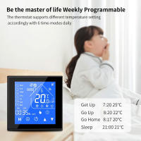 Termostato Wifi Slimme Con Pantalla Táctil LCD Para Calentamiento Por Electricidad Agua Y Gas Control Remoto Tuya - details 9