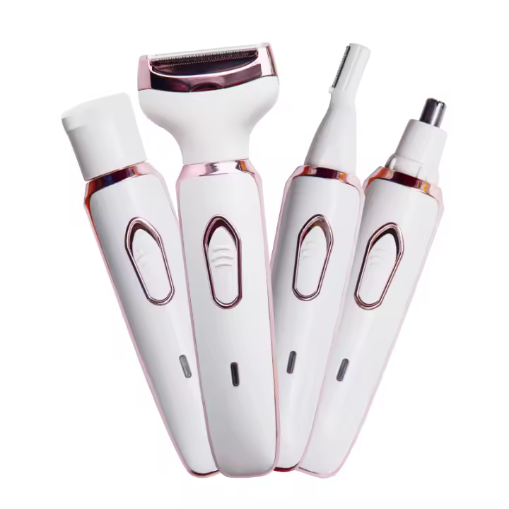 Afeitadora Eléctrica Para Mujer Epilador De Cuerpo Pierna Cara Axila Painless Trimmer Portátil Eliminador De Vello Recargable - 1