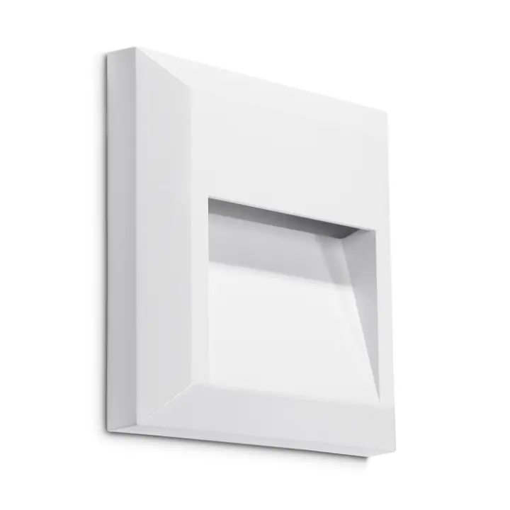 LEDS·C4 Aplique Ip66 Kossel Indirect Square 125Mm Led 1.5W Blanco Neutro - 4000K Blanco - 1