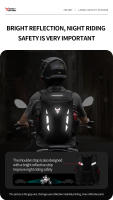 MOTOCENTRIC Nueva Mochila Para Motocicleta 2024 Impermeable Deporte Al Aire Libre Bicicleta De Montaña Viaje Negocios Portátil Con Gran Capacidad De Almacenamiento - details 11
