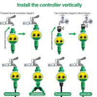 Sistema De Riego Automático Para Jardín Con Timer Fácil De Configurar Y Válvula De Bola Controlador De Riego Exterior Para Prados - details 0