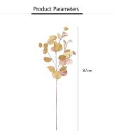 Plantas Artificiales De Hoja De Eucalipto Rosa Para Decoración De Hogar Y Boda Arreglo Floral Falso Accesorios De Flores Para Navidad - details 2